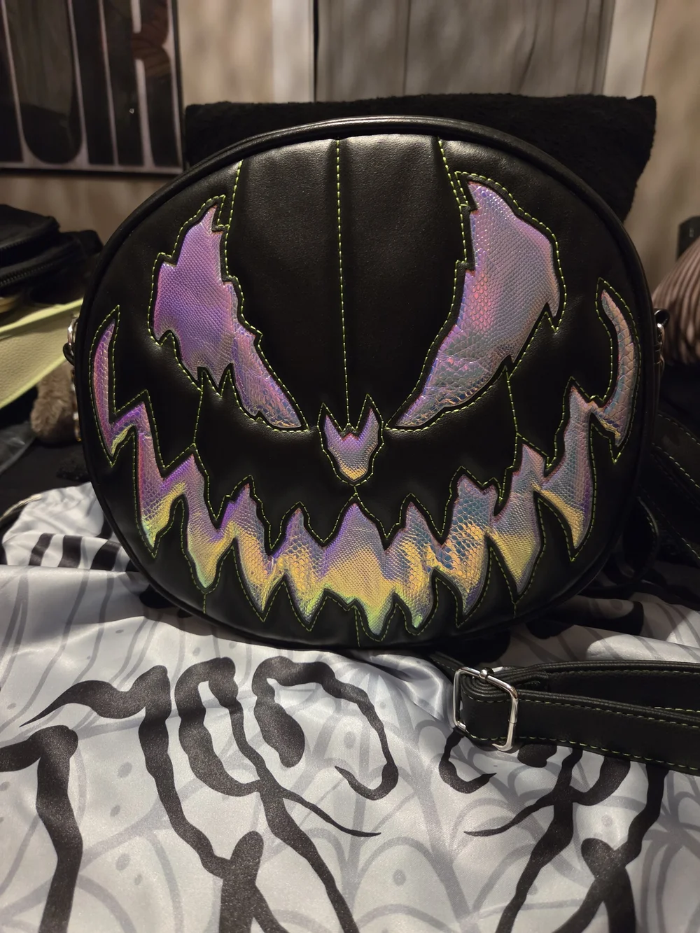 Love Pain & Stitches X Pumpkin Kult Double Crossbody Bag